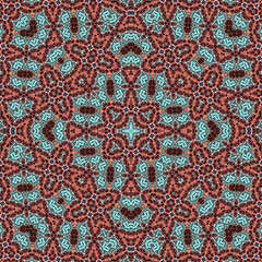 Seamless square pattern. Symmetric pattern texture