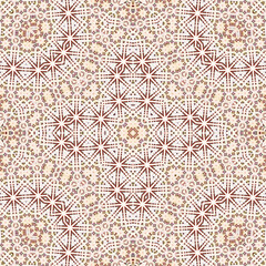 Seamless square pattern. Symmetric pattern texture