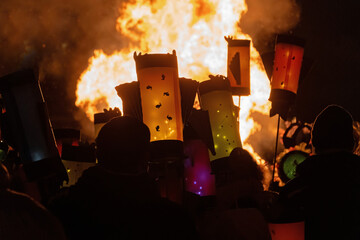 Martinszug und Martinsfeuer