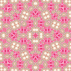 Seamless square pattern. Symmetric pattern texture