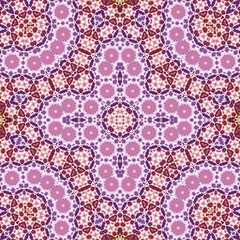 Seamless square pattern. Symmetric pattern texture