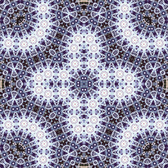 Seamless square pattern. Symmetric pattern texture