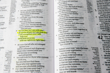 Obraz premium Isaiah 41:10