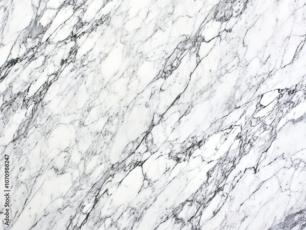 Poster a close-up view of a marble surface showcasing its intricate patterns and textures.