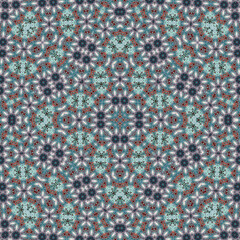 Seamless square pattern. Symmetric pattern texture