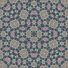 Seamless square pattern. Symmetric pattern texture
