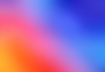 A bright and colorful gradient background blending vivid hues of blue, pink, and orange