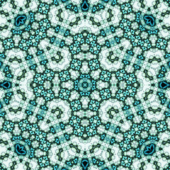 Seamless square pattern. Symmetric pattern texture