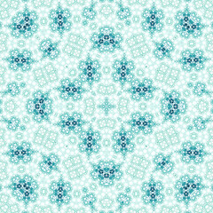 Seamless square pattern. Symmetric pattern texture