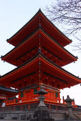 Fototapeta premium Temple is one of the signature World Heritage sites in Kyoto, Japan