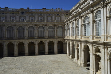 Pátio histórico em Madrid