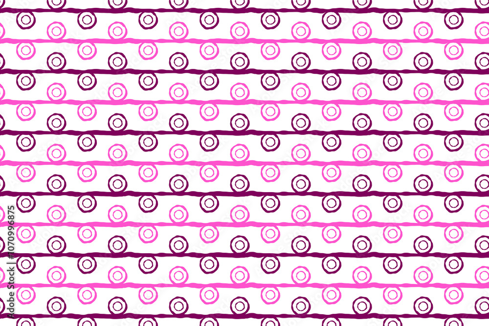 Poster colorful circular patterns with intricate lines in a playful design background