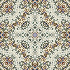 Seamless square pattern. Symmetric pattern texture