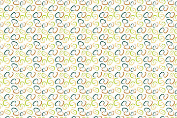 Intricate curvy patterns in soft pastel colors creating a mesmerizing visual tapestry