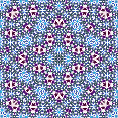 Seamless square pattern. Symmetric pattern texture