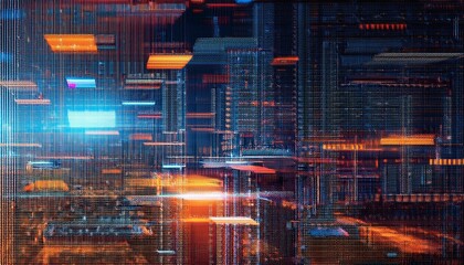 abstract background of test screen glitch texture