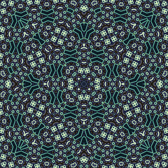 Seamless square pattern. Symmetric pattern texture