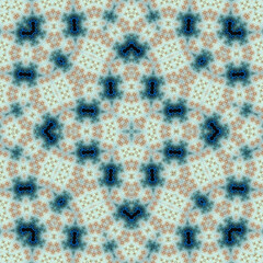 Seamless square pattern. Symmetric pattern texture