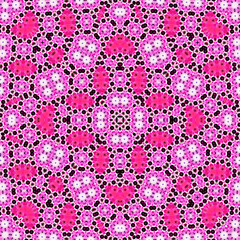 Seamless square pattern. Symmetric pattern texture