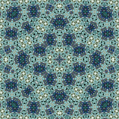 Seamless square pattern. Symmetric pattern texture