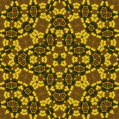 Seamless square pattern. Symmetric pattern texture