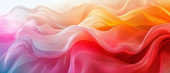 Obraz premium Background: the silk or chiffon in pink and violet light pastel tones