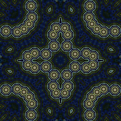Seamless square pattern. Symmetric pattern texture
