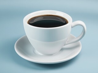 Obraz premium Aromatic Cup of Black Coffee
