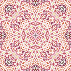 Seamless square pattern. Symmetric pattern texture