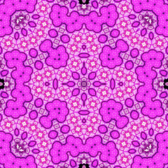 Seamless square pattern. Symmetric pattern texture