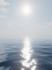 Obraz premium Serene Ocean Sunlight