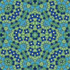 Seamless square pattern. Symmetric pattern texture