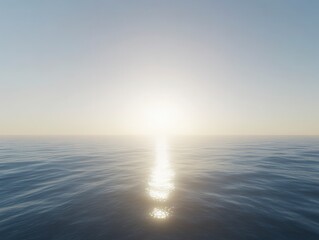 Serene Sunrise Over the Ocean