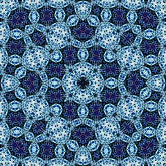 Seamless square pattern. Symmetric pattern texture