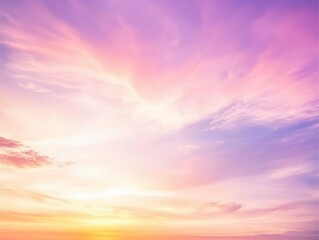 Obraz premium Pastel Sunset Sky