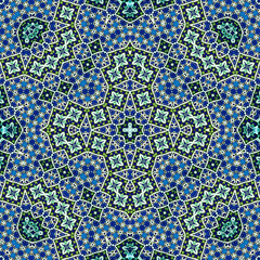 Seamless square pattern. Symmetric pattern texture
