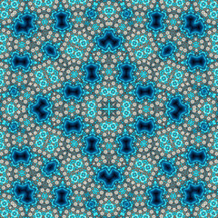 Seamless square pattern. Symmetric pattern texture