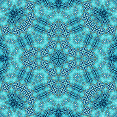 Seamless square pattern. Symmetric pattern texture