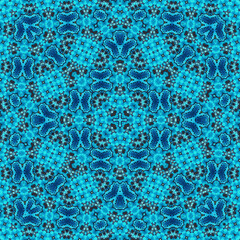 Seamless square pattern. Symmetric pattern texture