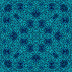 Seamless square pattern. Symmetric pattern texture