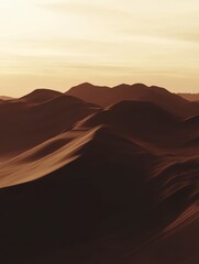 Naklejka premium Desert Majesty at Dawn