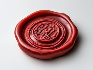 Intricate Red Wax Seal