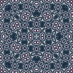 Seamless square pattern. Symmetric pattern texture