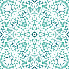 Seamless square pattern. Symmetric pattern texture