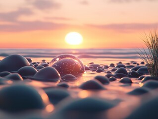 Sunset Serenity on the Shore