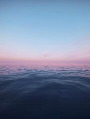 Fototapeta premium Serene Sunset Over the Ocean