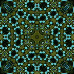 Seamless square pattern. Symmetric pattern texture