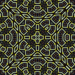 Seamless square pattern. Symmetric pattern texture