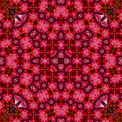 Seamless square pattern. Symmetric pattern texture