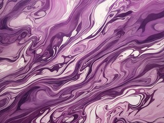 Fototapeta premium Purple Marbled Abstract Art